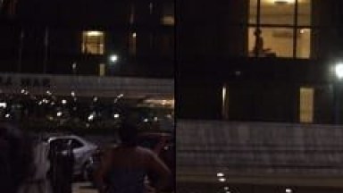 Flagra Amador Brasileiro Real de Casal Trepando Com a Janela Aberta de Frente Pra Rua no Hotel Beira Mar em Fortaleza – CE