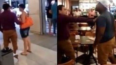 Pastor Leva Mulher Casada Para Shopping e Começa a Andar de Mãozinhas Dadas Mas é Surpreendido Pelo Corno Raivoso Que Mete a Porrada