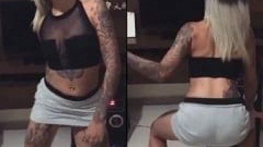 Karlla Alencar Loirinha Carioca Espetacular Rebolou Gostoso Escutando “Vai Embrazando” e Amiga Filmou Essa Safada