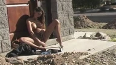 Paola Rey se masturbando em público
