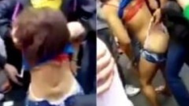 Novinha Muito Safada e Chapada Foi Quase Estuprada Em Baile Funk em Comunidade do RJ