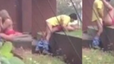Flagra Amador Brasileiro Em Festival de Vacaria de Bagé – RS de Casal Metendo no Estaleiro