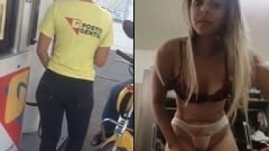 Frentista Gostosa do Posto Gentil de Ubá – MG Cai na Net ao se Exibir Nua e se Masturbar em Vídeo Íntimo Que Enviou Pro Ex – 2