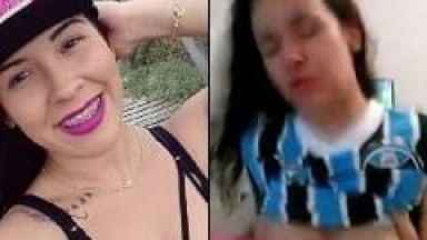 Vazou na Net Mais um Vídeo da Puta Kaliane Fogaça Fodendo Gostoso Com um Cliente e Usando a Camisa do Grêmio Para Agradá-lo – SC